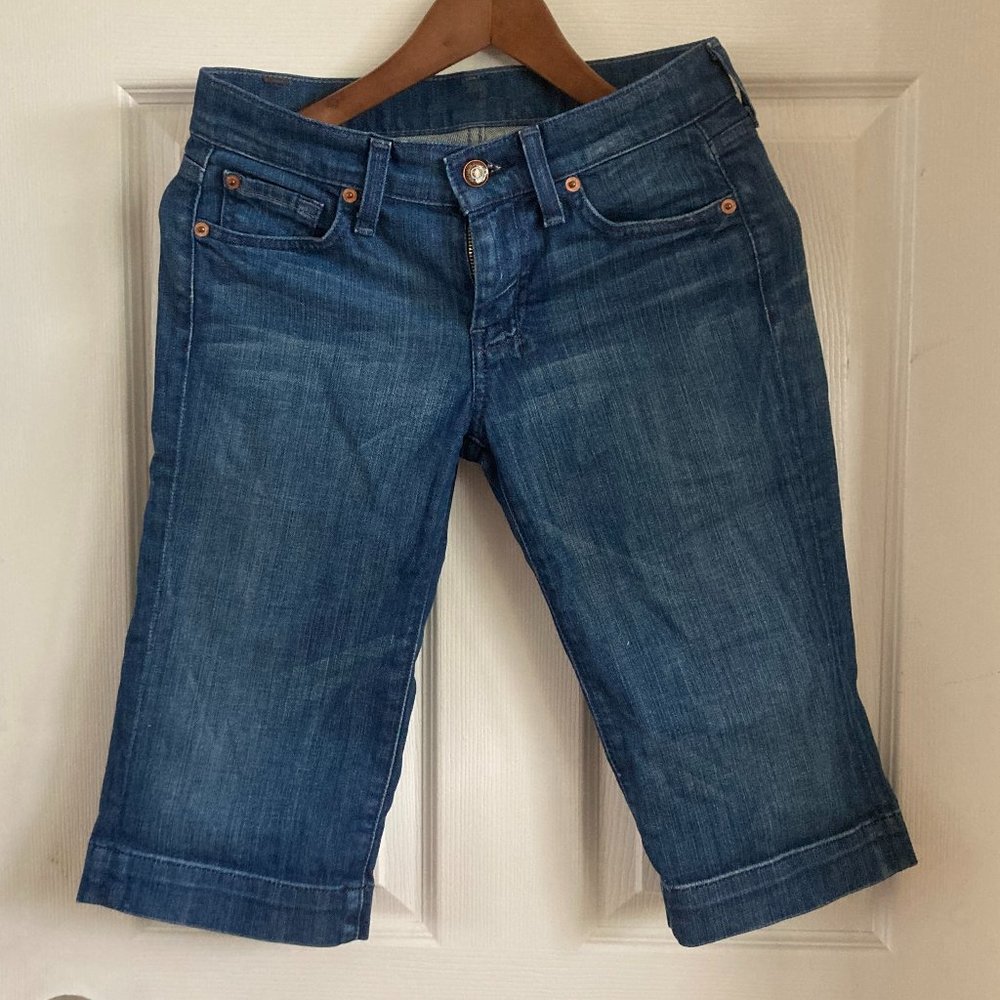 Women 7 for all mankind jean Bermuda short